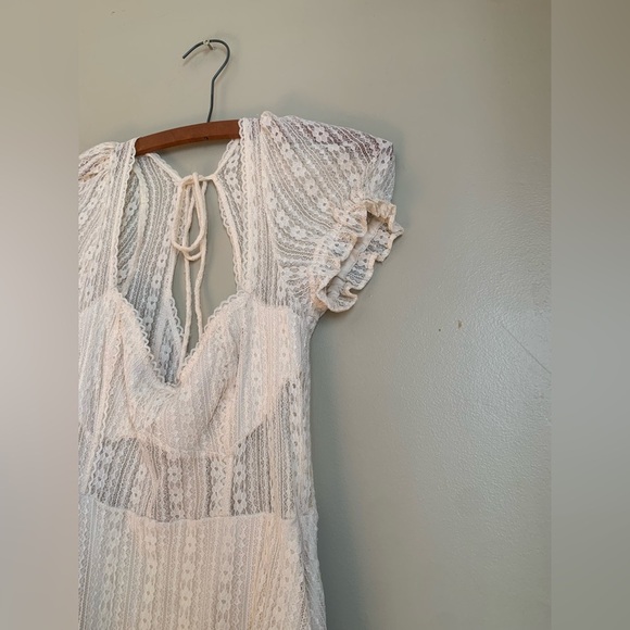 Urban outfitters lace sheet babydoll mini dress y2k spring summer - Picture 5 of 9